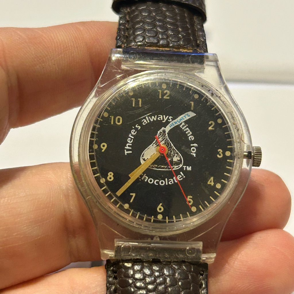 1996 Hershey Chocolates Analog Watch